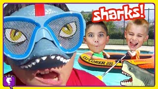 Shark Adventures COMPILATION and Play with The HobbyKids [upl. by Reld]