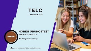 TELC B1 ZERTIFIKAT HÖREN 2024 Modelltest 04 [upl. by Erelia470]