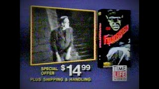 MCA Universal Classic Horror Movies VHS tape promo for Monsters galore and some gorebuy now [upl. by Nnaik]