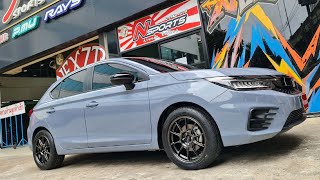 Honda City Hatchback  Wedssport TC105X 16x736 4100  BS RE004 2055016 by Nsports 0876667777 [upl. by Nolrak]