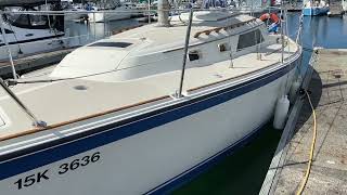 SOLD 28 O’Day Sailboat  1982 Outside Tour 13900 cdn [upl. by Giwdul]