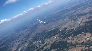 Watch sailplanes thermalling from the air Standard Class Nationals Contest in Texas [upl. by Nonnaer282]