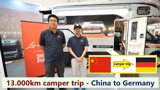 we came from China to Germany with our Campers [upl. by Alleyn350]