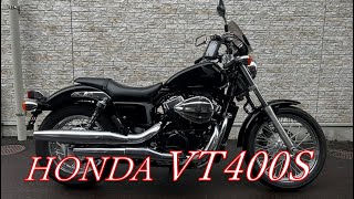 HONDA VT400S【中古車紹介＆エンジン始動】 [upl. by Harlow]