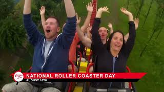 National Roller Coaster Day  August 16 [upl. by Woodsum547]