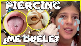 Acompáñame en mi Primera Experiencia Haciéndome un Piercing 😱 Reacción 100 REAL [upl. by Nahoj]