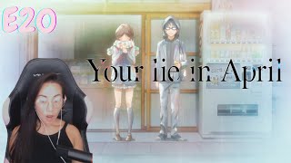 KAORI Please be ok  Your Lie in April  Episode 20  Anime Reaction  First Time Watching [upl. by Nerte]