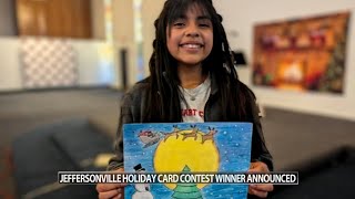 Sacred Heart student wins Jeffersonville holiday card contest [upl. by Davida775]