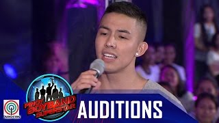 Pinoy Boyband Superstar Judges’ Auditions Tony Labrusca  “You And Me” [upl. by Gifford]