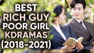 Top 10 BEST Rich Man Poor Girl Kdramas From 20182021 Ft HappySqueak [upl. by Sahpec]