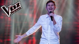 Heiner canta ‘Por amarte así’  Audiciones a ciegas  La Voz Teens Colombia 2016 [upl. by Peace]