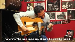 Diego del Morao plays the Miguel Rodríguez 1962 flamenco guitar for sale [upl. by Britni]