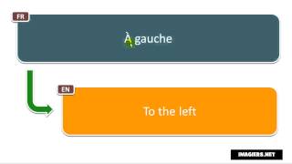 How to pronounce À gauche [upl. by Eddi500]