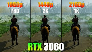 RTX 3060  1080p vs 1440p vs 4K 2160p  Test in 11 Games  How Big is the Difference [upl. by Leahey]