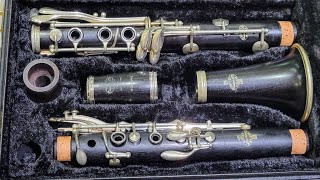 Vintage BuffetCrampon A Clarinet 1935 [upl. by Aysan501]