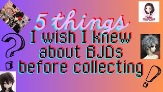 Dolly Talk Tue 5 Things I wish I knew about BJDs before joining the hobby [upl. by Eimaraj]