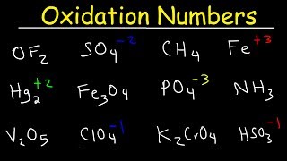 How To Calculate Oxidation Numbers  Basic Introduction [upl. by Nuajed158]