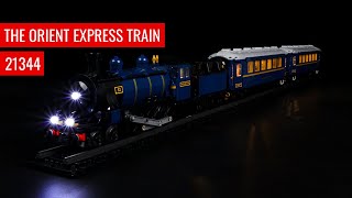 LEGO The Orient Express Train 21344 Light Kit [upl. by Akilegna441]