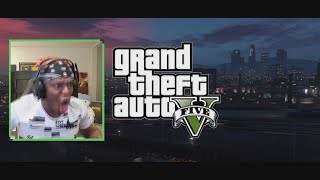 Everyones reactions when GTA V is coming to Playstation 5 [upl. by Adnamal]