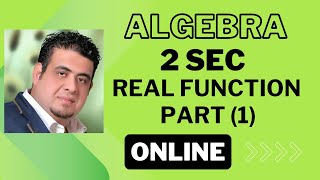 Algebra 2sec lesson 1 real function part 1 [upl. by Krall]