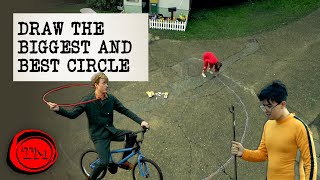 Draw the Biggest amp Best Circle  Full Task  Taskmaster [upl. by Orenid488]