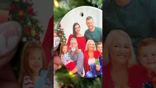 Custom Photo Family Christmas Ornaments  Meaningful Gift For Dad Mom Grandma Grandpa 891369 [upl. by Hubsher]