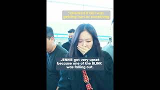 JENNIE in Shock 😲😢 The Moment a Fan Got Hurt jennie shorts blackpink [upl. by Noirret]