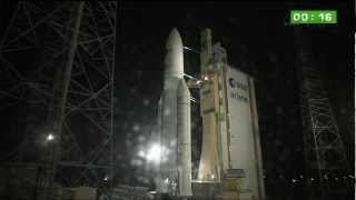 Ariane 5 Rocket Launches With ATV3 [upl. by Ahsenrac]