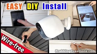 How to install a Wireless security camera  IndoorOutdoor security camera installation guide [upl. by Kiele629]