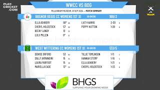 West Wittering CC Womens 1st XI v Bognor Regis CC Womens 1st XI [upl. by Yralih510]