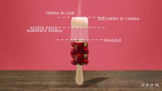 Il ghiacciolo alla fragola di Grom  Come è fatto [upl. by Marcos163]