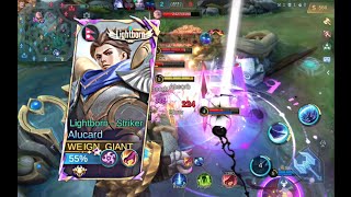 MLBB Alucard Lightborn gameplay ROAD TO MYTHICAL [upl. by Enylodnewg87]