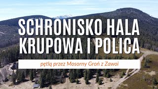 Polica i schronisko PTTK na Hali Krupowej Kucałowej w Beskidzie Żywieckim [upl. by Einahpts]