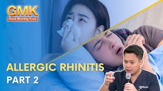 Ano ang pagkakaiba sa sintomas ng allergic rhinitis sa common cold o sipon  Usapang Pangkalusugan [upl. by Acirre]