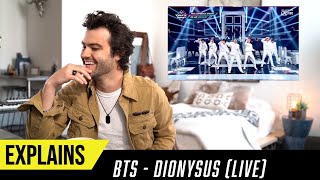 Producer Explains BTS  Dionysus Live [upl. by Geaghan147]