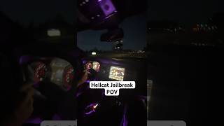 Hellcat Jailbreak POV😳 INSANE PULL [upl. by Otrebogad303]