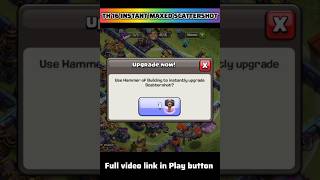 Th16 instant maxed Scattershot gamingrascal clashofclans shorts [upl. by Miche]