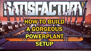 Gorgeous Coal Power Station Build Guide Satisfactory guide [upl. by Biles457]