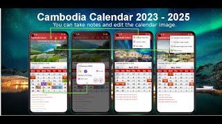 Cambodia Calendar 2024 [upl. by Dario]