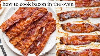 How to Cook Bacon in the Oven Baked Bacon [upl. by Eentihw]