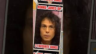 RONNIE JAMES DIO picks his 3 favourite rock bands dioshorts [upl. by Ydarg710]