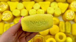 ASMR satisfying video  Peeling off the film  Crushing soap boxes with foam  Clay cracking [upl. by Chere441]