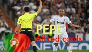 Pepe All Red Cards In His Football Career [upl. by Iverson]