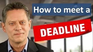 How to meet deadlines safely  10 useful tips how to be on time with all your projects [upl. by Hendry]