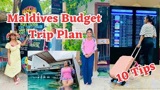 Budget එක අඩුවට මාලදිවයිනට යමු 🇲🇻  Maldive Travel Guide  How to Travel Maldives Sinhala Vlog ❤️ [upl. by Savior478]