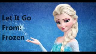 Frozen Let It Go Lyric Video [upl. by Hussar]