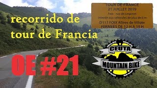 OE 21 RECORRIDO DE TOUR DE FRANCIA COL DE ASPIN 🌍🚵‍♀️🐕‍🦺Europa en bicicleta Francia [upl. by Berkshire289]