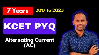 KCET PYQ AC Alternating Current kcet physics kcetpyq [upl. by Adey]