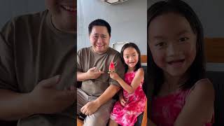 Kid helps dad get his popsicle 🍦🍉😍😂❤️✅🌈🚀 comedy diaryof4 [upl. by Becket]