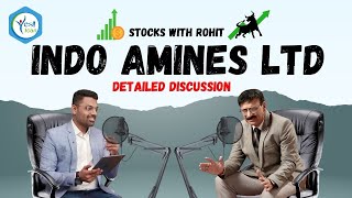 stock market today  indoaminesltd indo amines ltd Detail discussion  Stocks With Rohit [upl. by Gilletta]